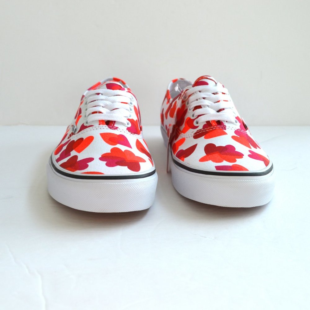 VANS authentic heart valentines white sneakers sho - Picture 7 of 9